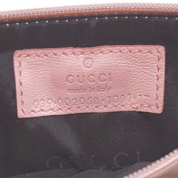 Gucci >RARE< Soft Pink Leather Wraparound Zip Wrist Wallet Cuff w/ COA, Vintage - Picture 6 of 10